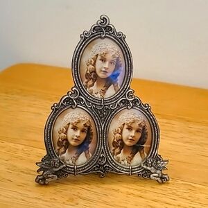 Victorian Pewter Picture Frame